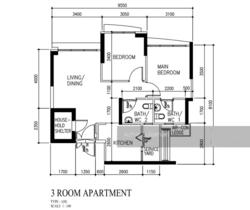 Blk 570B Woodlands Avenue 1 (Woodlands), HDB 3 Rooms #151222092